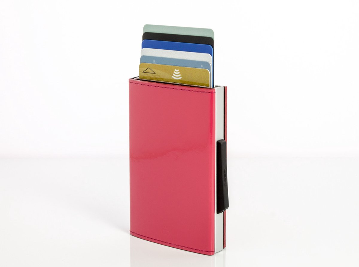 Ogon Cascade Wallet Leather Raspberry