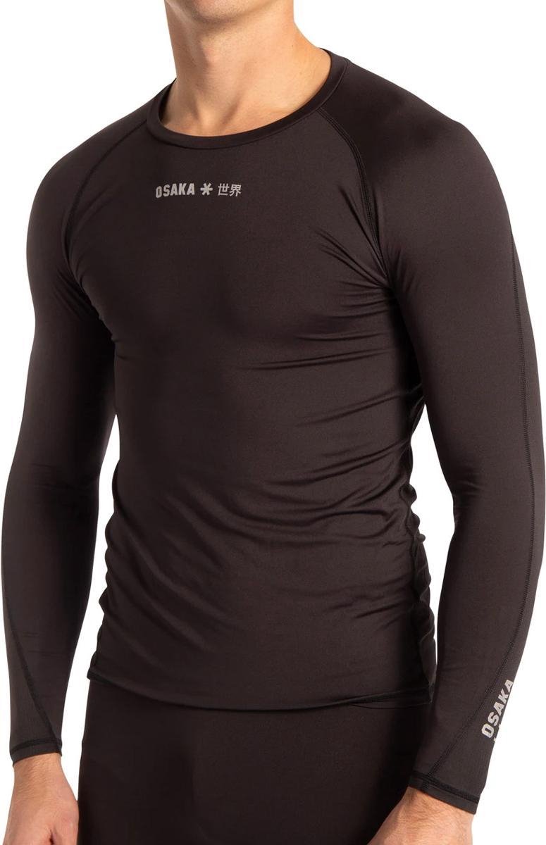 Osaka - Baselayer Top - Thermoshirt - Mannen - Zwart - S