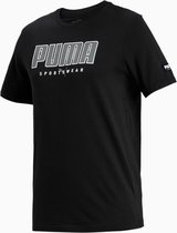Puma Athletics Tee- Zwart - Maat M