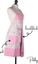 Prikky Keukenschort- 78x60cm Keukenschort dames- Schort met zak en handdoek- Keukenschort voor vrouwen- Schort vrouwen- -