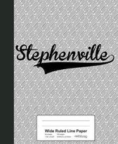 Wide Ruled Line Paper