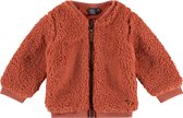 Babyface Teddy Cardigan Meisjes Vest - Burnt Orange - Maat 86
