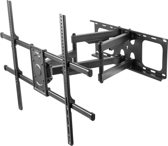 Premium sterke TV muurbeugel zwart (50 t/m 90 inch Max 75KG) hoogwaardige goede kwaliteit Golden Note
