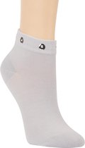 Trendy korte naadloze sokken - katoen - Top kwaliteit - Mismatched sokken- 4 paar- zwart&rood- Maat 35/38