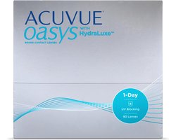 -3.75 - ACUVUE® OASYS 1-Day WITH HYDRALUXE - 90 pack - Daglenzen - BC 9.00 - Contactlenzen
