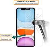 Fooniq Silicone Hoesje Anti Shock Transparant 2x + Screenprotector 2x - Geschikt Voor Apple iPhone 12 Mini
