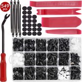 549 stuks auto bevestigingsclips klinknagels deurbekleding clips set klem bumpers clips auto bevestiging clips voertuig bekleding sierlijsten wigclip universeel automotive trimgereedschap