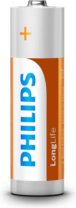 Piles Philips Longlife AA 50 pièces