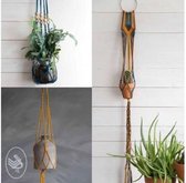 Macrame - Hanging basket - plantenhanger - Durable - compleet pakket