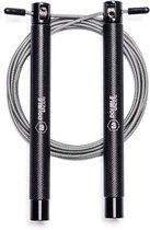 Double Unders Springtouw Volwassenen - Speed Rope Staal - Crossfit Springtouw - Jump Rope voor Fitness & Double Unders - Zwart