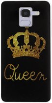 ADEL Siliconen Back Cover Softcase Hoesje voor Samsung Galaxy J6 (2018) - Queen Koningin