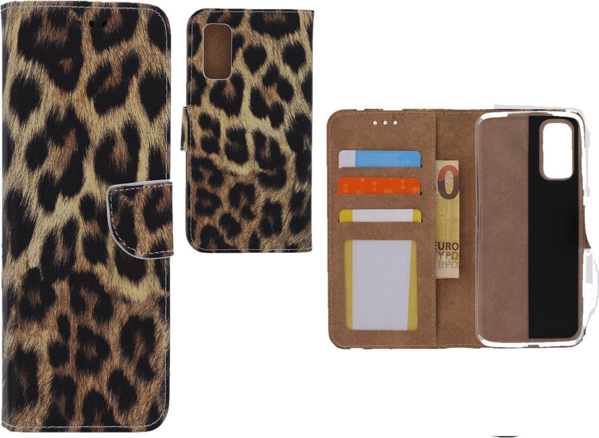 Bookcase Geschikt voor: Samsung Galaxy S20 - Luipaard - portemonnee hoesje
