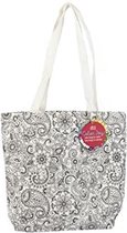 DCI Color Joy Coloring Tote Bag “Oasis” 33x36cm 100% Polyester, Use with Gel Pens Sold Separately