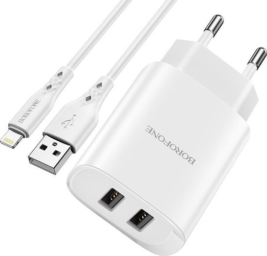 Chargeur Secteur Adaptateur USB 2.1A pour Smartphones, 10W - Blanc -  Français