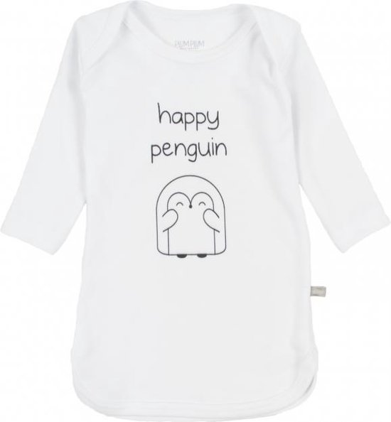 Plum Plum Happy Penguin Robe White Taille 56