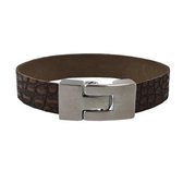 As armband Brown Croco - 21cm