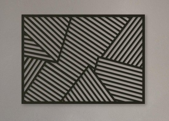 Wanddecoratie | Geometrisch luik 5 - XL (58x80cm)