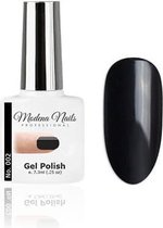 Modena Nails UV/LED Gellak Zwart Classic 7.3ml. - 002 - Zwart - Glanzend - Gel nagellak