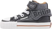 ROCO Baby jongetjes sneakers hoog - Zwart - maat 21