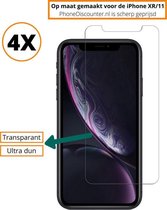 iphone xr screenprotector | iPhone XR protective glass 4x | iPhone XR A2105 beschermglas | 4x gehard glas  iphone xr apple | Apple iPhone XR tempered glass