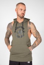 Gorilla Wear Lawrence Hooded Tank Top - Legergroen - XXXL