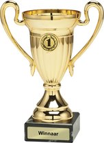 Jaar Relatie Mok Trofee 1e prijs -21,5 cm- cup met oren-winnaar-goud | bol.com