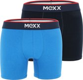 Mexx - Boxers Zwart/Blauw - 2-pack - Maat M