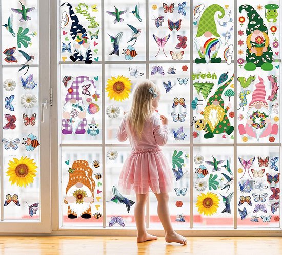 Teletubbies Raamstickers – Raamdecoratie – 2 vellen