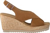 Gabor 791.1 Espadrilles - Met Sleehak - Dames - Camel - Maat 38,5