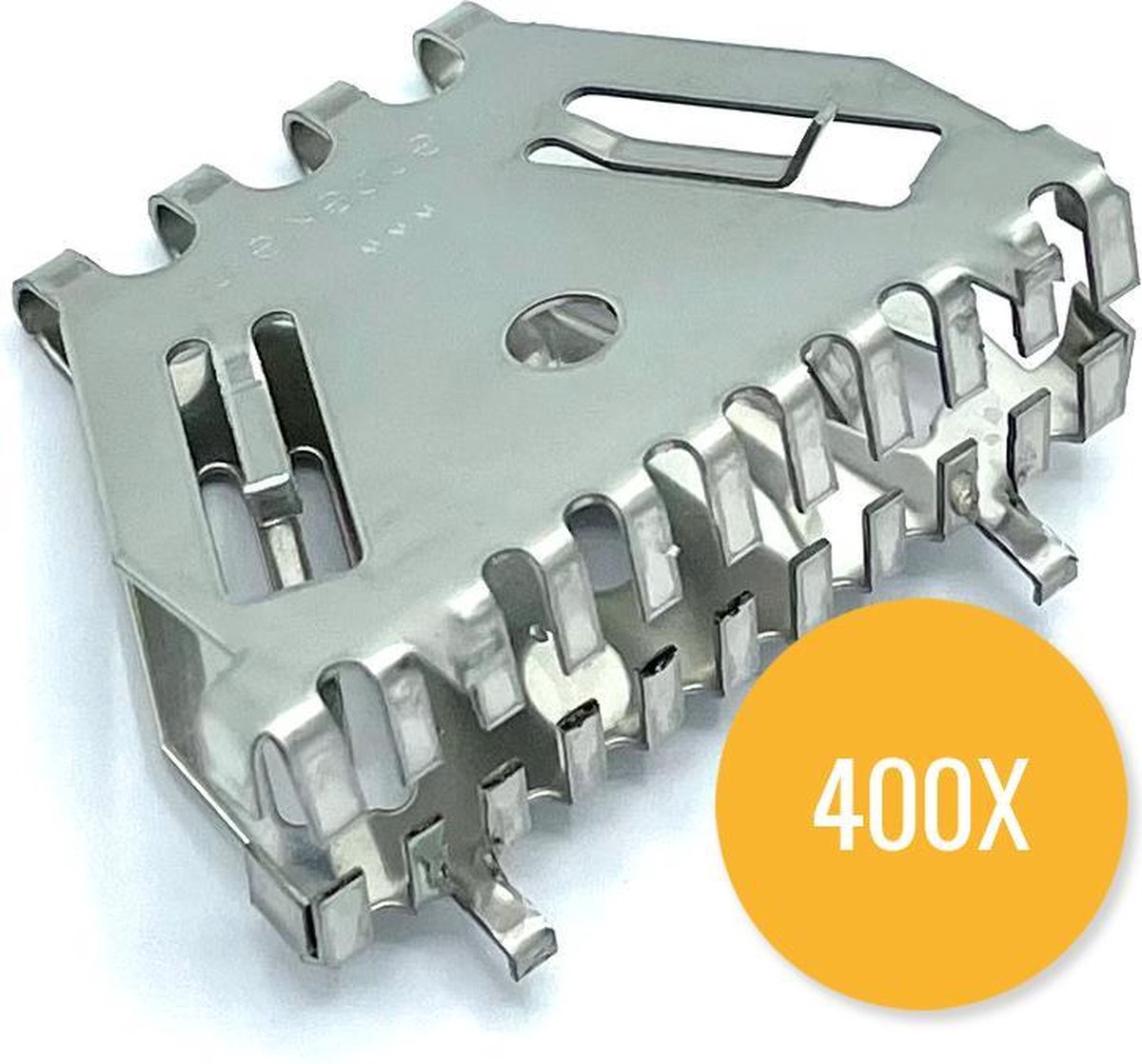 Bijenbekje 50mm - RVS (Doos van 400 stuks) - Stootvoegrooster