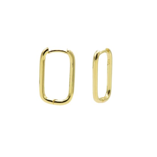 Plain Hinged Hoops Round Square 20MM Q1-21