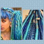 Dreads Dreadfalls Twist Braids Cyber Gothic 30stuks OUT OF THE BLUE