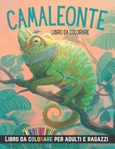 Libro da colorare camaleonte