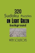 320 Sudoku Puzzles on Light Green background with solutions