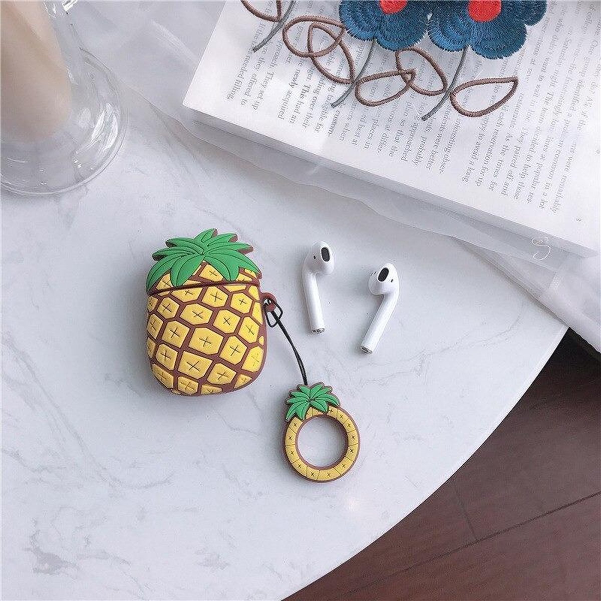 2Pack] Leuke Airpod Pro Case voor Airpod 3, Cartoon Kawaii Voedsel Bubble Gum & Drink Airpods