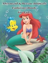 Mermaid & Ocean Animals Coloring Book for kids