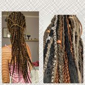 Dreads Dreadfalls Twist Braids Gothic cyber 30stuks THE BRAMBLE SHADE