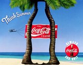 Coca Cola Classic Palm metalen wandbord - 31,5 x 40,5 cm