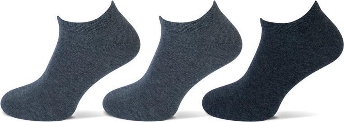 Teckel sneaker sokken 6 paar - grijs mix - Multipack Unisex Maat 39-42