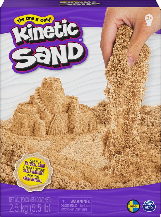 Kinetic Sand - Speelzand - Bruin - 2,5kg - Sensorisch Speelgoed