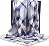 - Luxe - Dames - Sjaal - Omslagdoek - Ruit - 90X90cm -