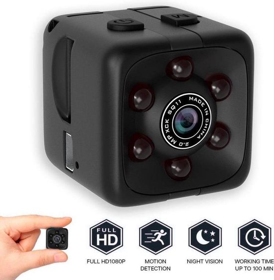 Circulaire Grammatica Handelsmerk SAMA Direct™ Mini spy camera - Incl gratis 32 GB geheugenkaart -  Beveiligingscamera -... | bol.com