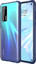 Huawei P40 Pro Hoesje - Mobigear - Shockproof Serie - Hard Kunststof Backcover - Blauw - Hoesje Geschikt Voor Huawei P40 Pro