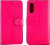 Samsung Galaxy A90 Hoesje - Mobigear - Wallet Serie - Kunstlederen Bookcase - Roze - Hoesje Geschikt Voor Samsung Galaxy A90