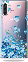 Samsung Galaxy Note 10 Hoesje - Mobigear - Design Serie - TPU Backcover - Star Flower - Hoesje Geschikt Voor Samsung Galaxy Note 10