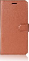 Mobigear Classic Bookcase Hoesje - Geschikt voor Huawei P30 Lite - Cognac