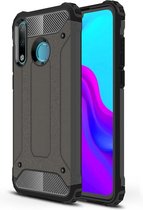 Huawei P30 Lite Hoesje - Mobigear - Outdoor Serie - Hard Kunststof Backcover - Bruin - Hoesje Geschikt Voor Huawei P30 Lite