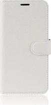 Xiaomi Redmi Note 7 Hoesje - Mobigear - Classic Serie - Kunstlederen Bookcase - Wit - Hoesje Geschikt Voor Xiaomi Redmi Note 7