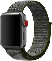 Mobigear Strap Nylon Bandje voor de Apple Watch 44mm / 42mm - Army Green