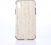 Mobigear Wood Look TPU Backcover voor de iPhone XR - Nordic Walnut